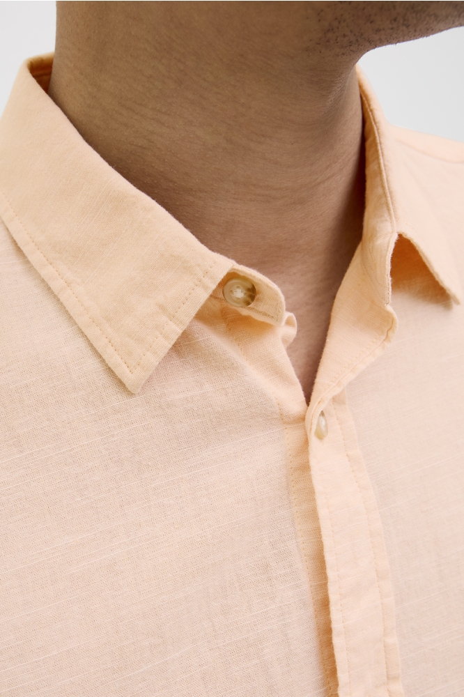 JJESUMMER SHIRT LS SN 12269315 PEACH PARFAIT